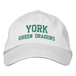 York Green Dragons Katoen Geborduurde Pet