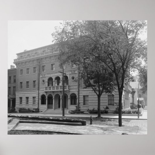 York Hall (universiteit van Yale) Poster (Voorkant)