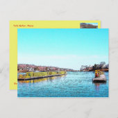 York Harbour, Maine Briefkaart (Voorkant / Achterkant)