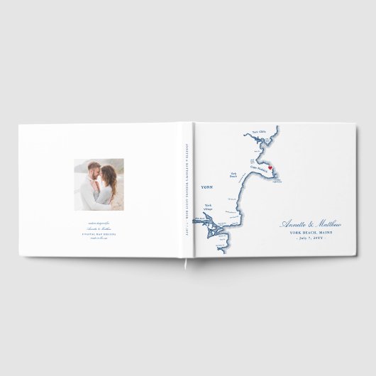 York Maine Cape Neddick Bruiloft Gastenboek (Volledig)