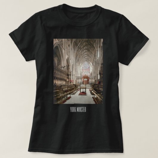 York Minster, Engeland (1900) T-shirt (Design voorkant)