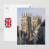 York Minster England Briefkaart (Voorkant / Achterkant)