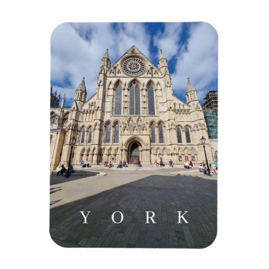 York Minster uitzicht fridge magnet Magneet (Verticaal)