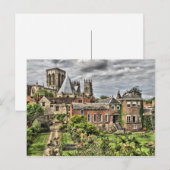 York Minster, Verenigd Koninkrijk Briefkaart (Voorkant / Achterkant)