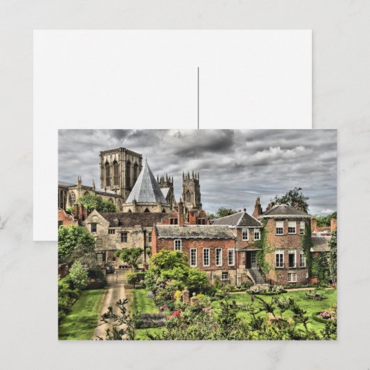 York Minster, Verenigd Koninkrijk Briefkaart (Voorkant / Achterkant)