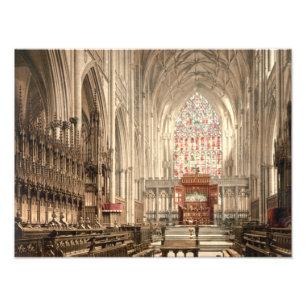 York Minster, York, Yorkshire, Engeland Foto Afdruk