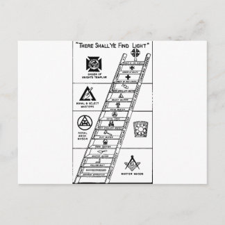 York Rite Ladder Briefkaart