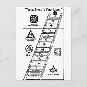 York Rite Ladder Briefkaart