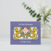 York Rite Lions Briefkaart (Staand voorkant)