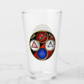 York Rite Mason Glas (Voorkant)