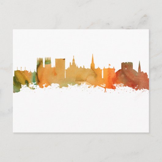 York Skyline Briefkaart (Voorkant)
