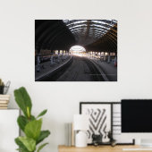 York Train Station, Engeland - Poster (Thuiskantoor)