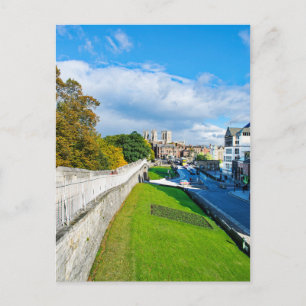 York Walls en Minster Briefkaart