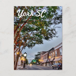 york zuid carolina briefkaart