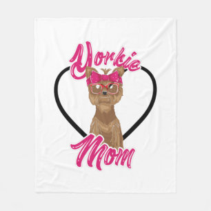 Yorki mama fleece deken