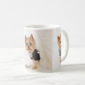 Yorkie Baby Mug Yorkshire Terrier Maman (Devant droit)