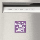 Yorkie Barking Logic Magneet (Insitu (Vaatwasser))