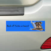 Yorkie Bumpersticker (Op auto)