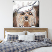 Yorkie Canvas Afdruk (Insitu (Slaapkamer))