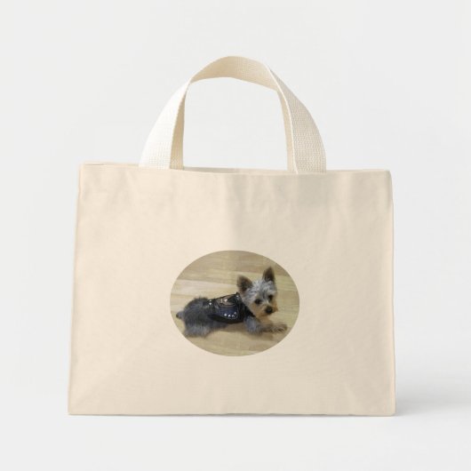 Yorkie Canvas tas (Voorkant)