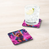 Yorkie - dessous de verre avec dos de liège - ense (Côté Droit)