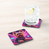 Yorkie - dessous de verre avec dos de liège - ense (Côté Droit)