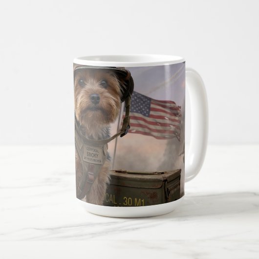 Yorkie Dog Edition | Special Forces Coffee Mug (Devant droit)
