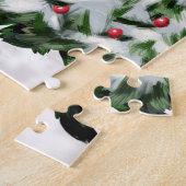 Yorkie Dog Kerstmis   Legpuzzel (Zijkant)