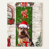 Yorkie Dog Kerstmis Planner (Achterkant)