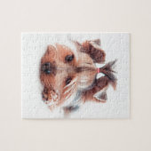Yorkie Dog Love Yorkshire Terrier Legpuzzel (Horizontaal)