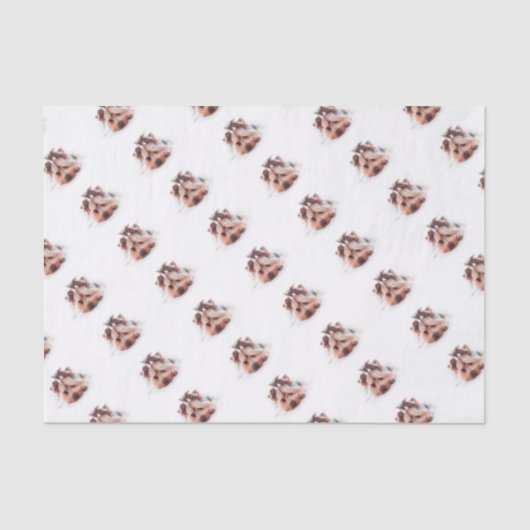 Yorkie Dog Love Yorkshire Terrier Tissuepapier (Voorkant)