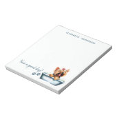 Yorkie Dog Persoonlijk Notitieblok (Gedraaid)