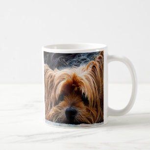 Yorkie Dog Puppy Mok Coffee Mok Cup