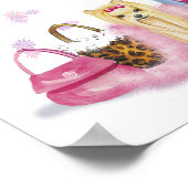 Yorkie Dress omhoog met Poster van Feather Boa (Hoek)