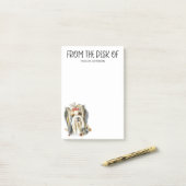 Yorkie-fan Post-it® Notes (Op bureau)