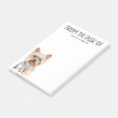 Yorkie-fan Post-it® Notes (Schuin)