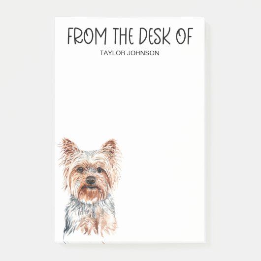 Yorkie-fan Post-it® Notes (Voorkant)