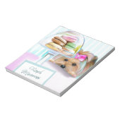 Yorkie French Macarons Notitieblok (Gedraaid)