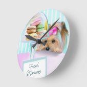 Yorkie French Macarons Ronde Klok (Hoek)