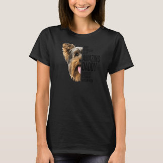 Yorkie Happy Fathers Dag voor mijn geweldige vader T-shirt