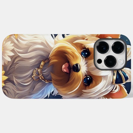 Yorkie-Hoesje Case-Mate iPhone Case (Achterkant (horizontaal))