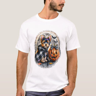 Yorkie Hond Halloween T-shirt