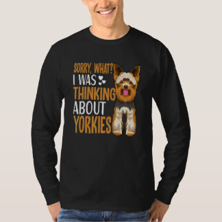 Yorkie-hondenmode voor Yorkshire-terriër-eigenaren T-shirt