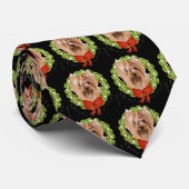 Yorkie kerstStropdas Stropdas (Opgerold)