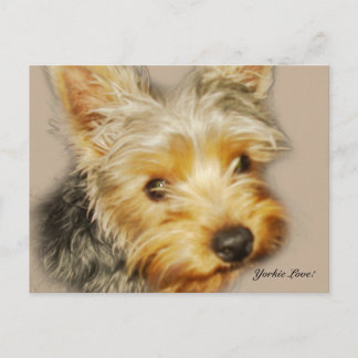 Yorkie Love Briefkaart