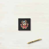 Yorkie Love Post-It Notes - Stationery de Valentin (Sur un bureau)