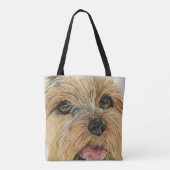 "Yorkie Love" Schouder Tas (Achterkant)