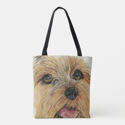"Yorkie Love" Schouder Tas (Achterkant)