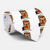 Yorkie Lover, Yorkshire Terrier Stropdas (Opgerold)