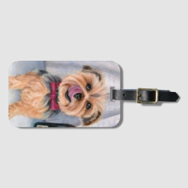 Yorkie Luggage Tag Bagagelabel